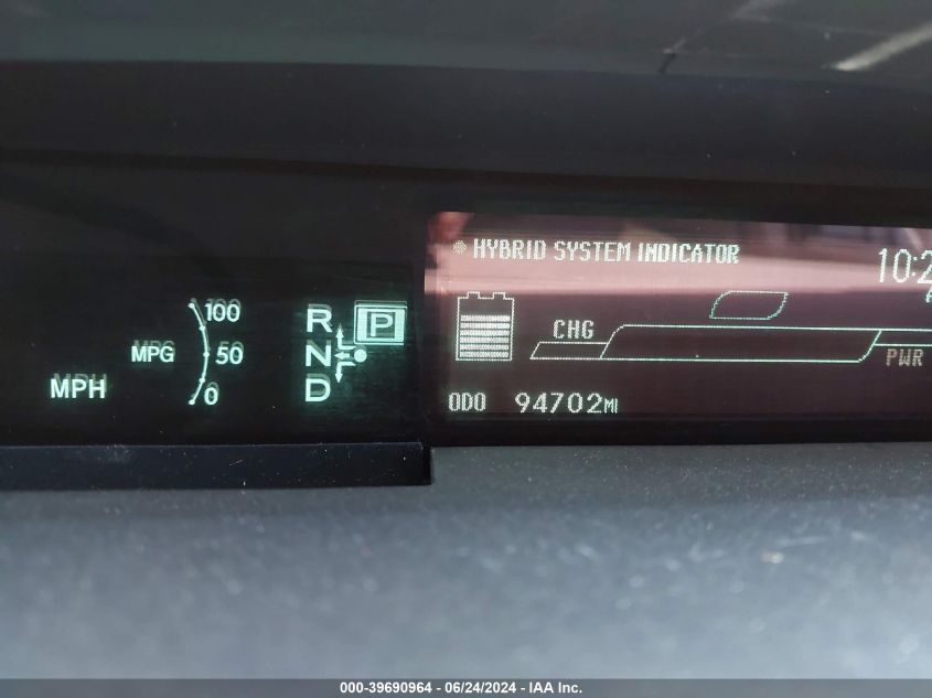 2010 Toyota Prius Iii VIN: JTDKN3DU7A0010793 Lot: 39690964