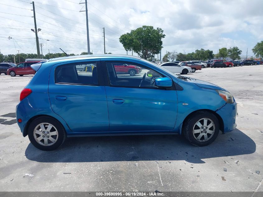 2015 Mitsubishi Mirage Rf VIN: ML32A4HJ5FH059536 Lot: 39690995