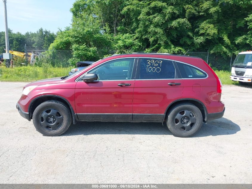 2007 Honda Cr-V Lx VIN: JHLRE48337C110180 Lot: 39691000