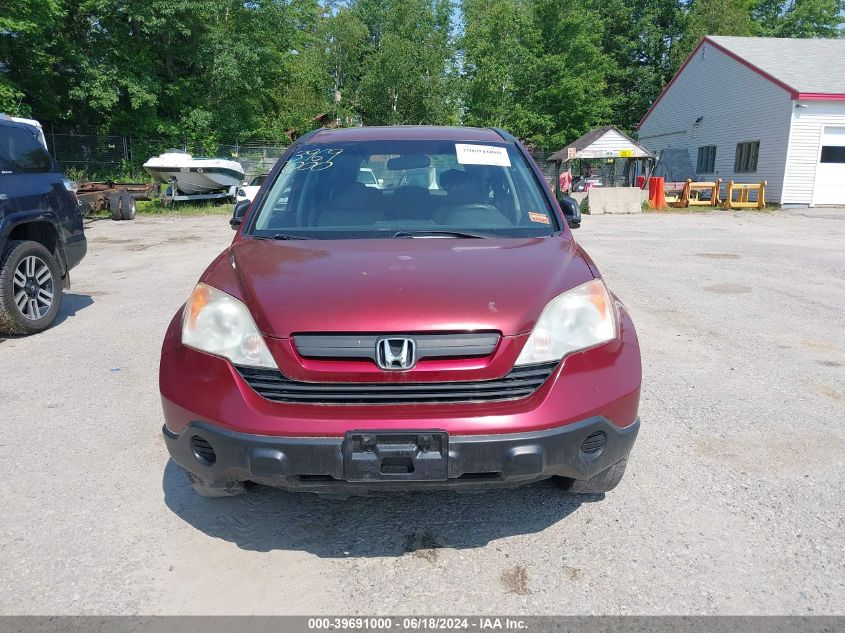 2007 Honda Cr-V Lx VIN: JHLRE48337C110180 Lot: 39691000