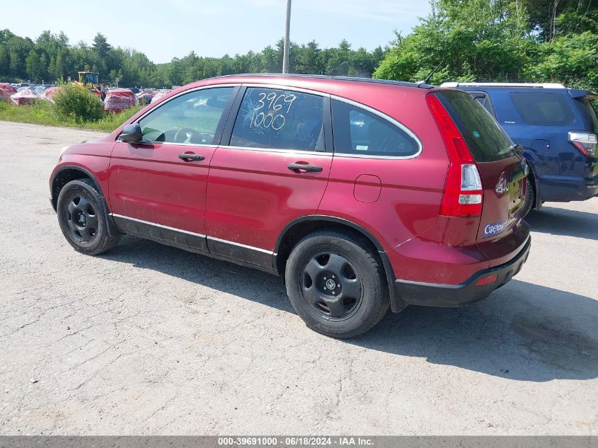 2007 Honda Cr-V Lx VIN: JHLRE48337C110180 Lot: 39691000