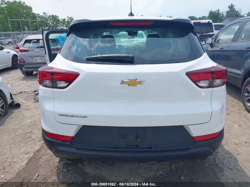 2023 Chevrolet Trailblazer Fwd Ls VIN: KL79MMS25PB167161 Lot: 39691062