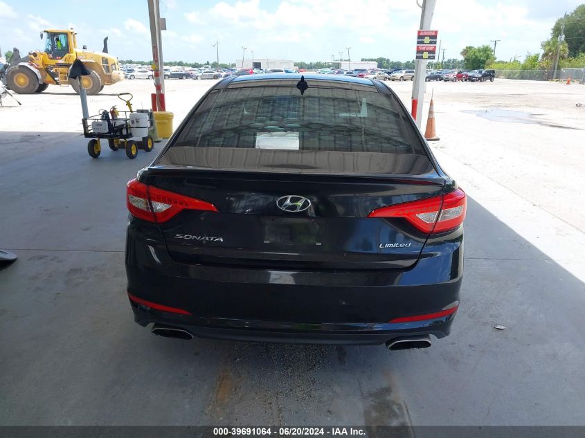 2015 Hyundai Sonata Limited VIN: 5NPE34AF1FH257512 Lot: 39691064