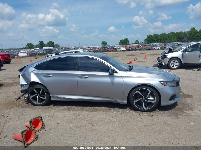 2022 Honda Accord Sport VIN: 1HGCV1F37NA042111 Lot: 39691095