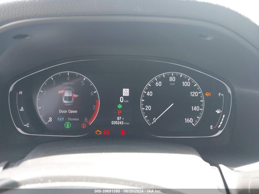 2022 Honda Accord Sport VIN: 1HGCV1F37NA042111 Lot: 39691095