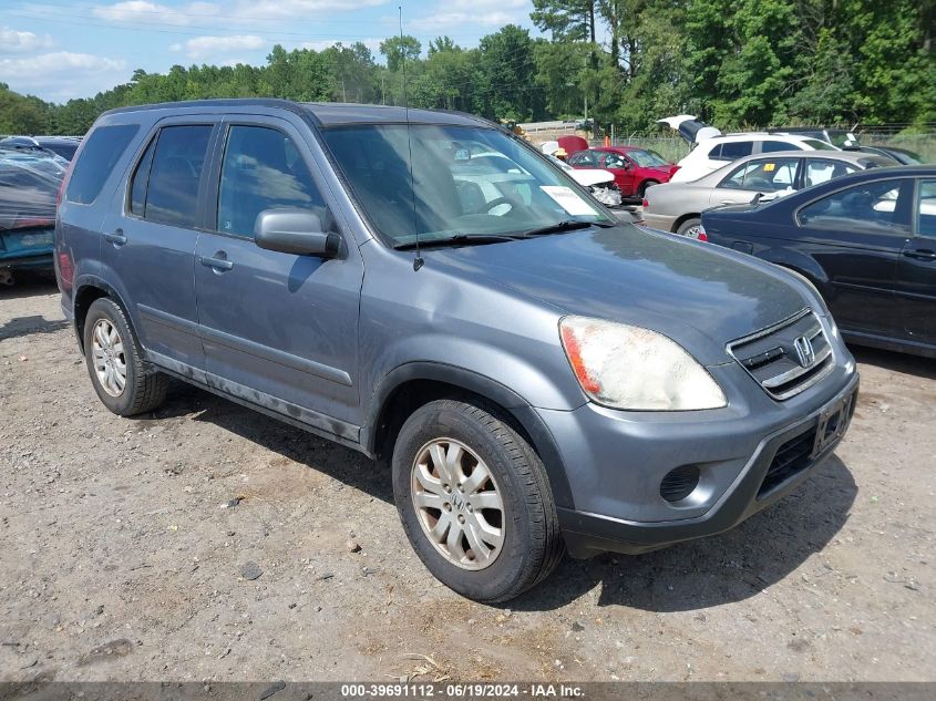 2005 Honda Cr-V Se VIN: SHSRD78905U305796 Lot: 39691112