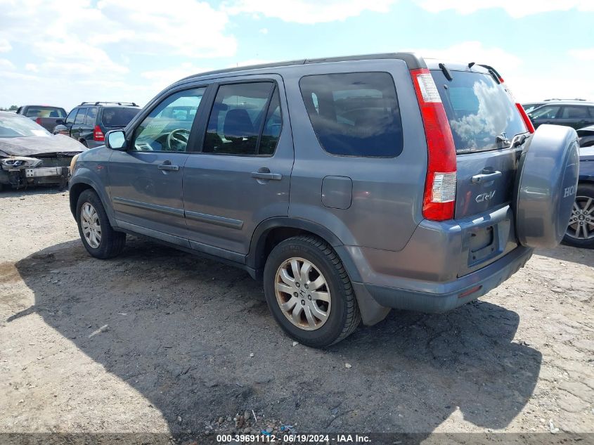 2005 Honda Cr-V Se VIN: SHSRD78905U305796 Lot: 39691112