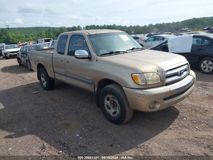 2003 Toyota Tundra Sr5 V8 VIN: 5TBRT34103S390515 Lot: 39691121