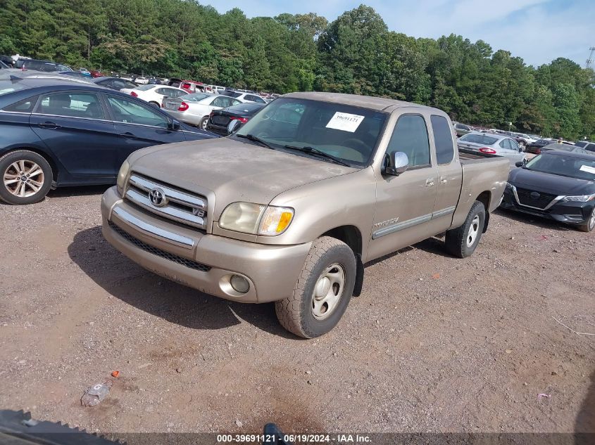 2003 Toyota Tundra Sr5 V8 VIN: 5TBRT34103S390515 Lot: 39691121