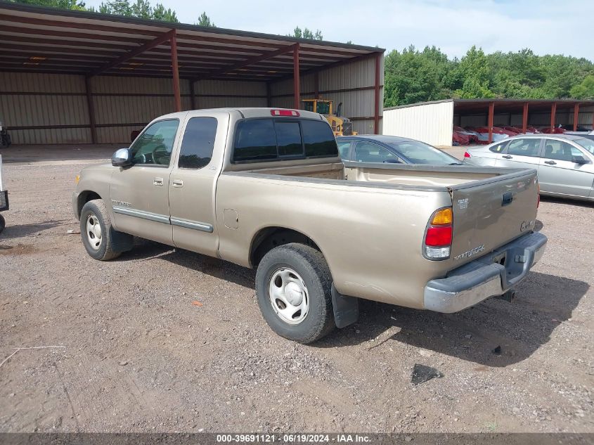 2003 Toyota Tundra Sr5 V8 VIN: 5TBRT34103S390515 Lot: 39691121