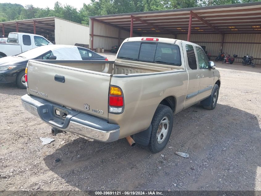 2003 Toyota Tundra Sr5 V8 VIN: 5TBRT34103S390515 Lot: 39691121