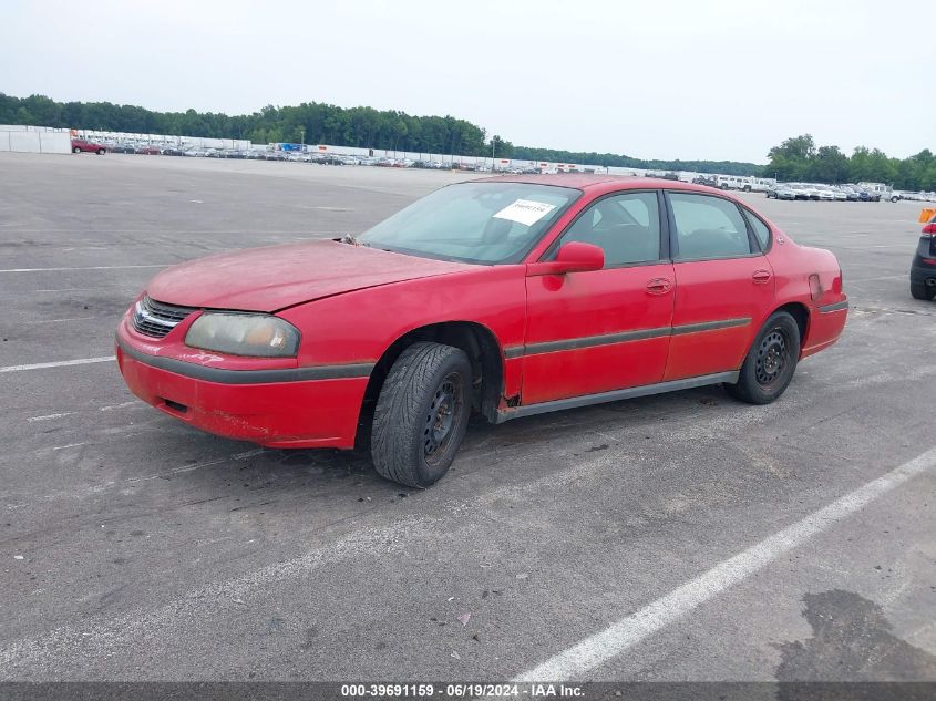 2G1WF52E049443302 | 2004 CHEVROLET IMPALA