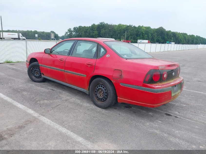 2G1WF52E049443302 | 2004 CHEVROLET IMPALA