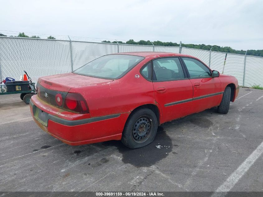 2G1WF52E049443302 | 2004 CHEVROLET IMPALA