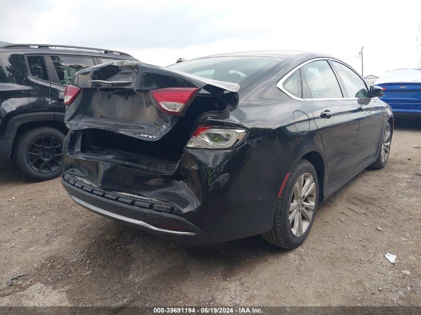 2015 Chrysler 200 Limited VIN: 1C3CCCAB3FN684080 Lot: 39691194