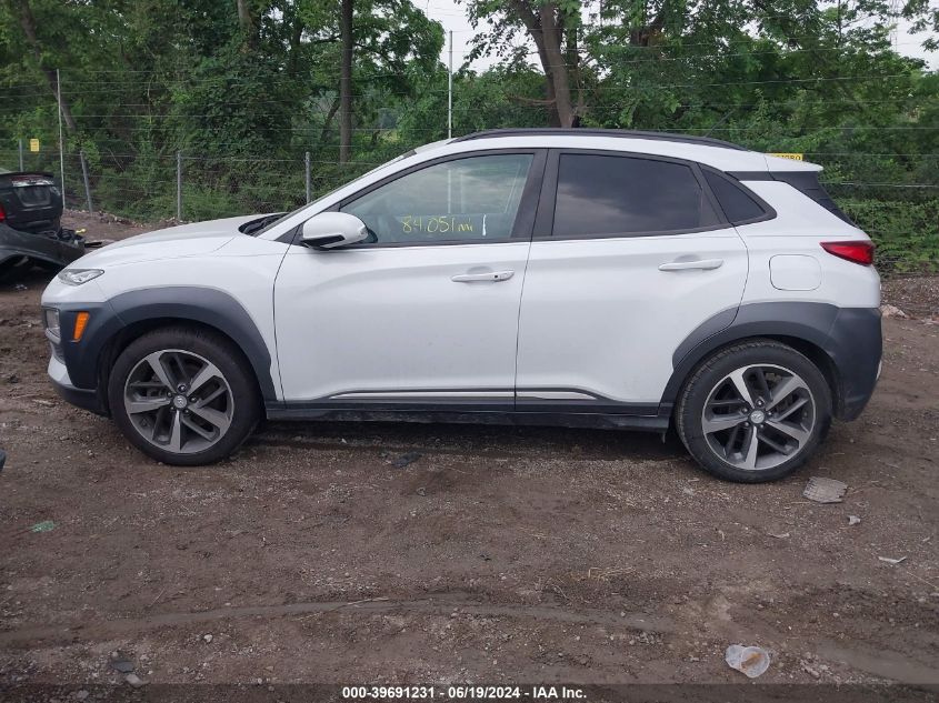 2018 Hyundai Kona Limited VIN: KM8K33A51JU080197 Lot: 39691231