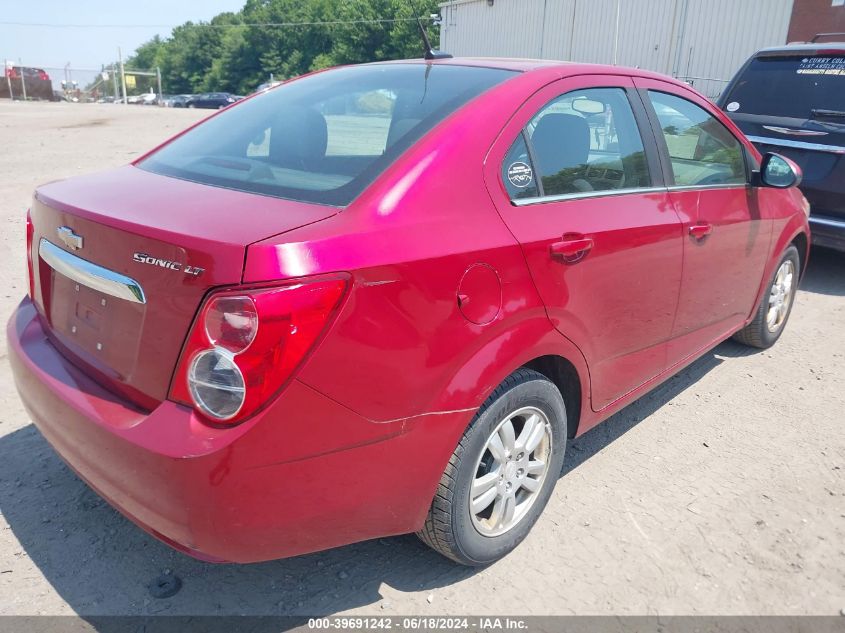 2013 Chevrolet Sonic Lt Auto VIN: 1G1JC5SH8D4179861 Lot: 39691242