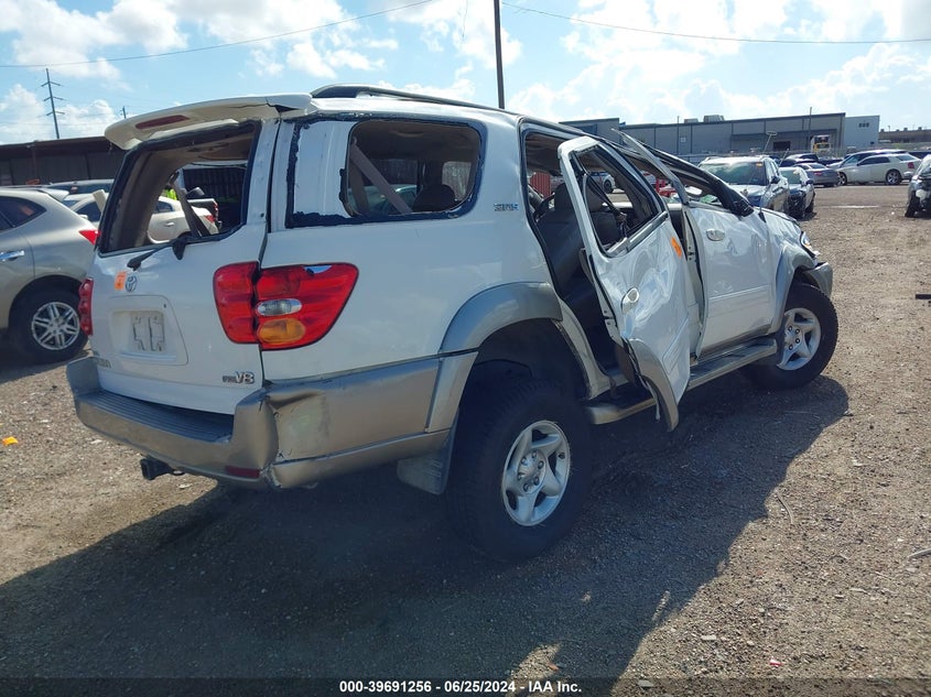 2002 Toyota Sequoia Sr5 V8 VIN: 5TDZT34A12S085126 Lot: 39691256