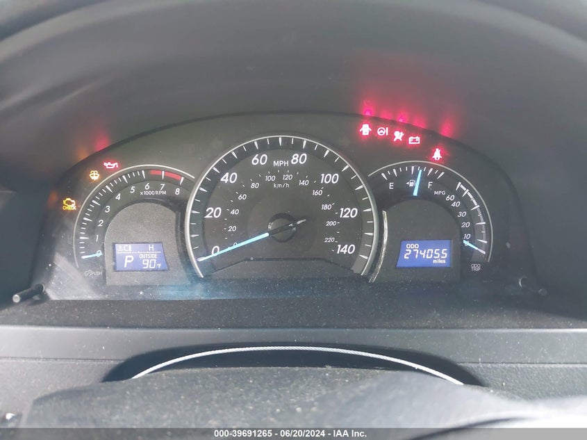 2012 Toyota Camry Le VIN: 4T1BF1FK3CU079601 Lot: 39691265