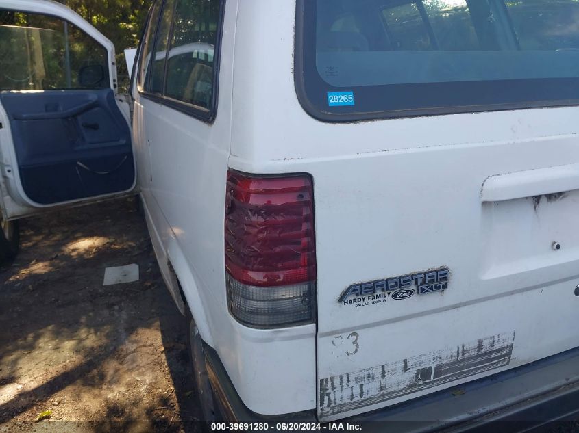 1997 Ford Aerostar Xlt VIN: 1FMCA11U3VZB82812 Lot: 39691280