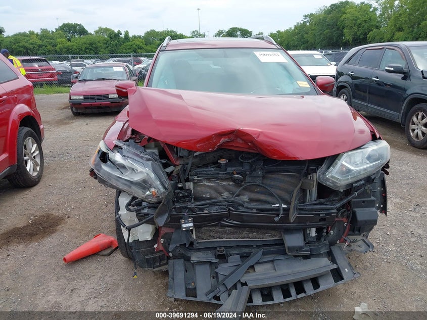 2016 Nissan Rogue S/Sl/Sv VIN: 5N1AT2MT6GC805341 Lot: 39691294