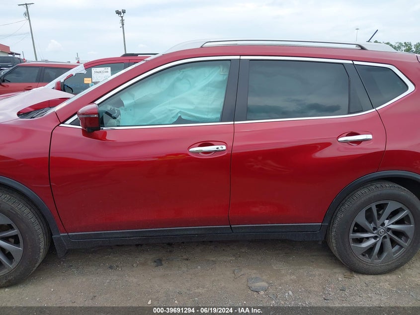 2016 Nissan Rogue S/Sl/Sv VIN: 5N1AT2MT6GC805341 Lot: 39691294