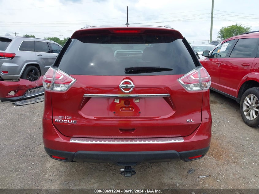 2016 Nissan Rogue S/Sl/Sv VIN: 5N1AT2MT6GC805341 Lot: 39691294
