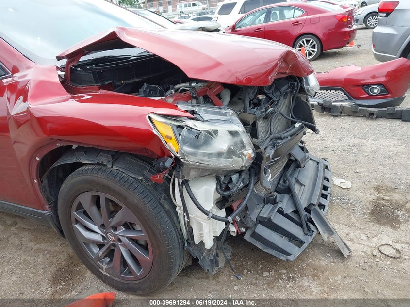 2016 Nissan Rogue S/Sl/Sv VIN: 5N1AT2MT6GC805341 Lot: 39691294