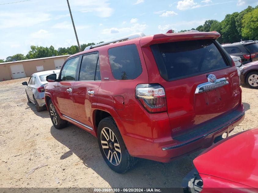 2019 Toyota 4Runner Limited VIN: JTEBU5JRXK5642749 Lot: 39691303