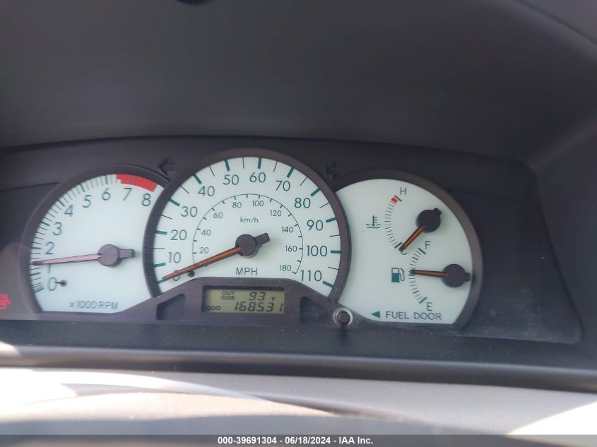 2004 Toyota Corolla Le VIN: 2T1BR32E94C196587 Lot: 39691304