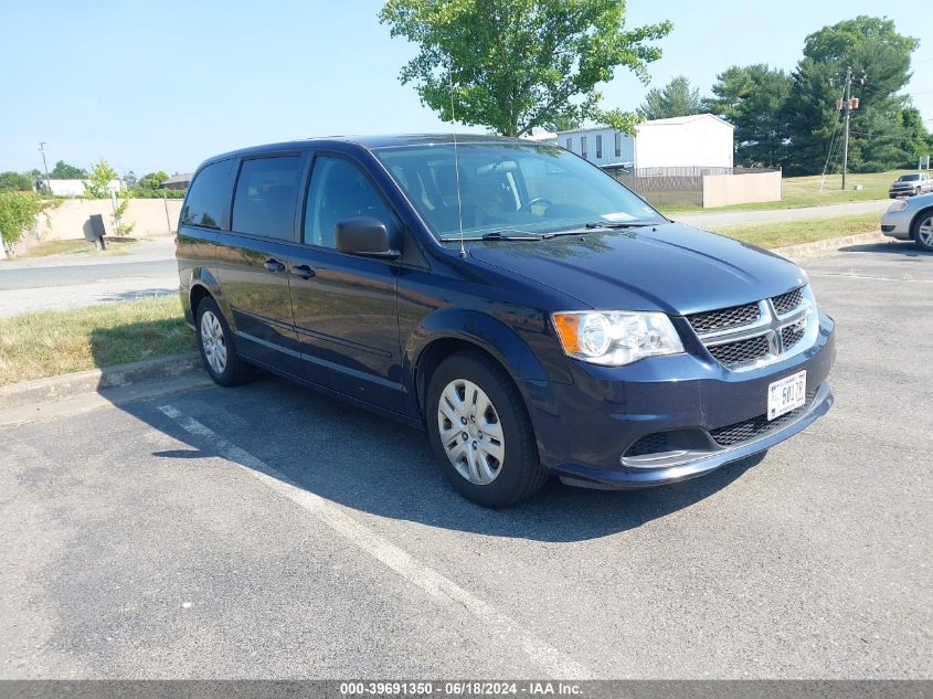 2016 Dodge Grand Caravan Se VIN: 2C4RDGBG2GR105881 Lot: 39691350