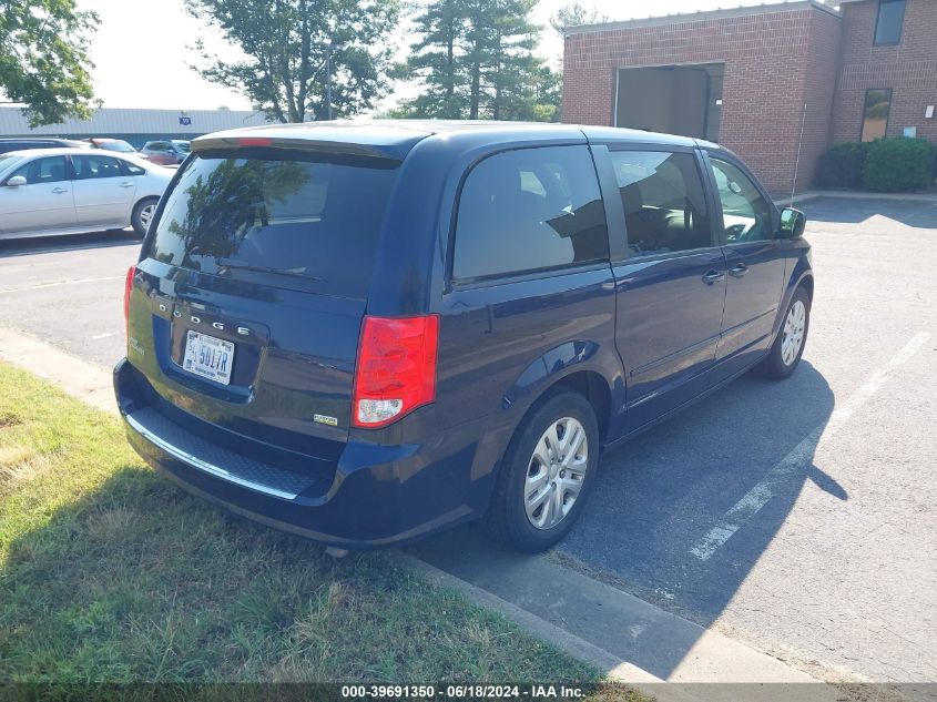 2016 Dodge Grand Caravan Se VIN: 2C4RDGBG2GR105881 Lot: 39691350