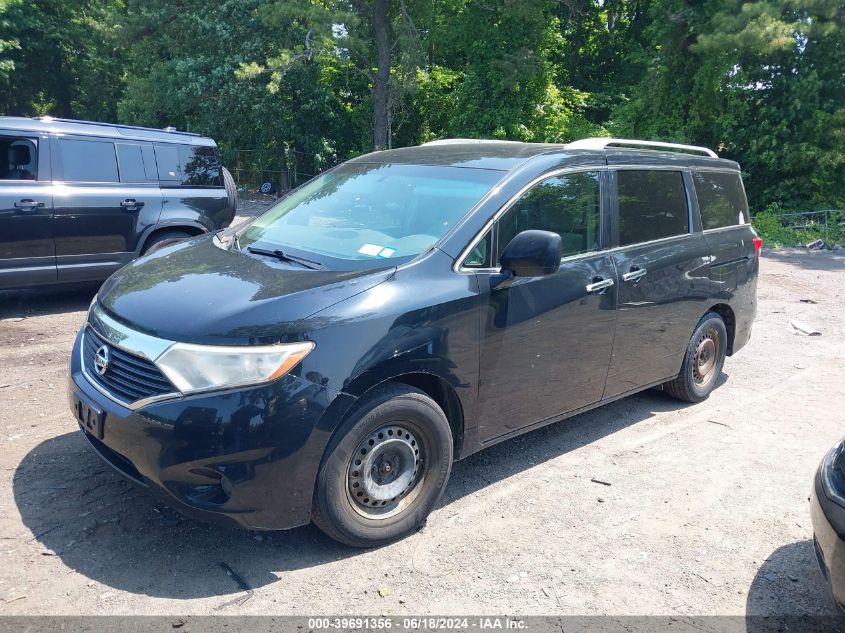 2012 Nissan Quest S VIN: JN8AE2KP3C9040315 Lot: 39691356