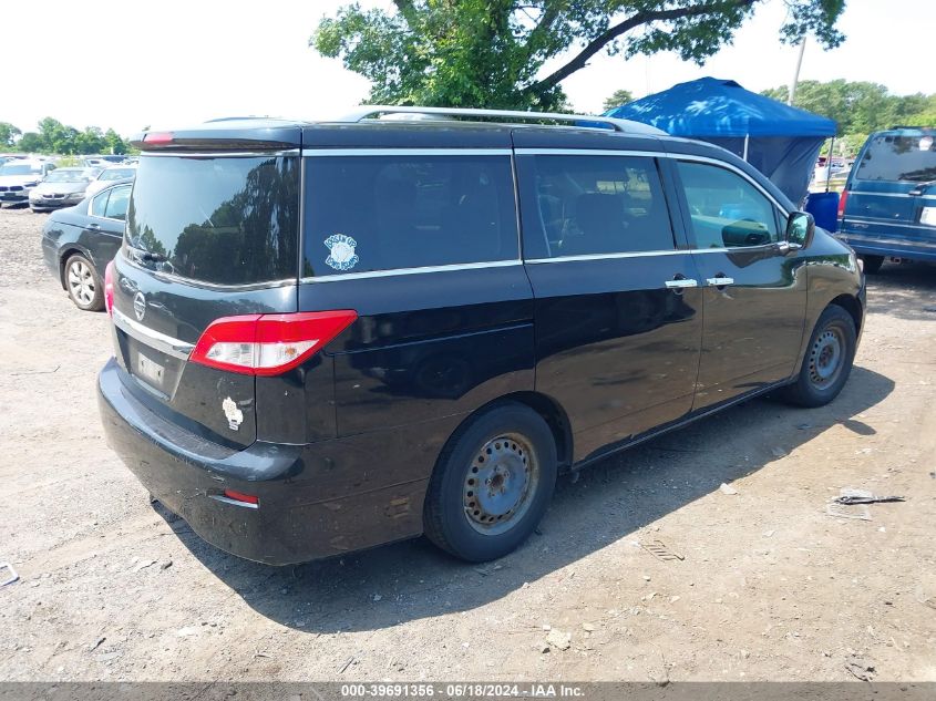 2012 Nissan Quest S VIN: JN8AE2KP3C9040315 Lot: 39691356