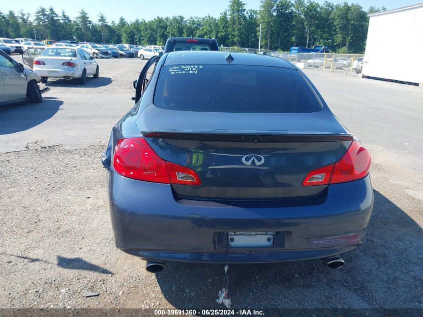 2010 Infiniti G37X VIN: JN1CV6AR4AM252815 Lot: 39691360