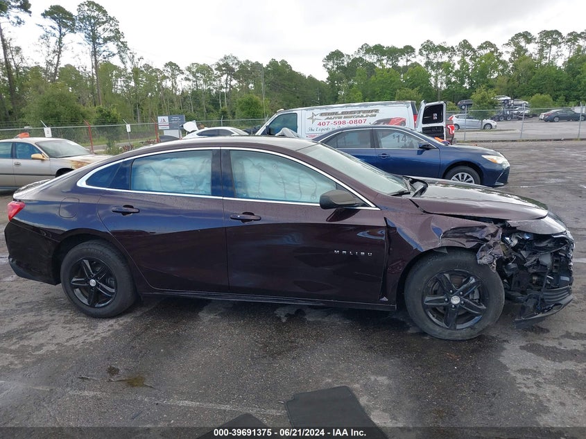 2021 Chevrolet Malibu Ls VIN: 1G1ZB5ST1MF040783 Lot: 39691375