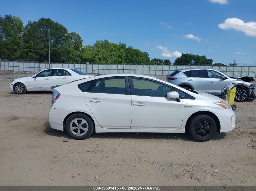 2013 Toyota Prius VIN: JTDLN3DU9D5681423 Lot: 39691415