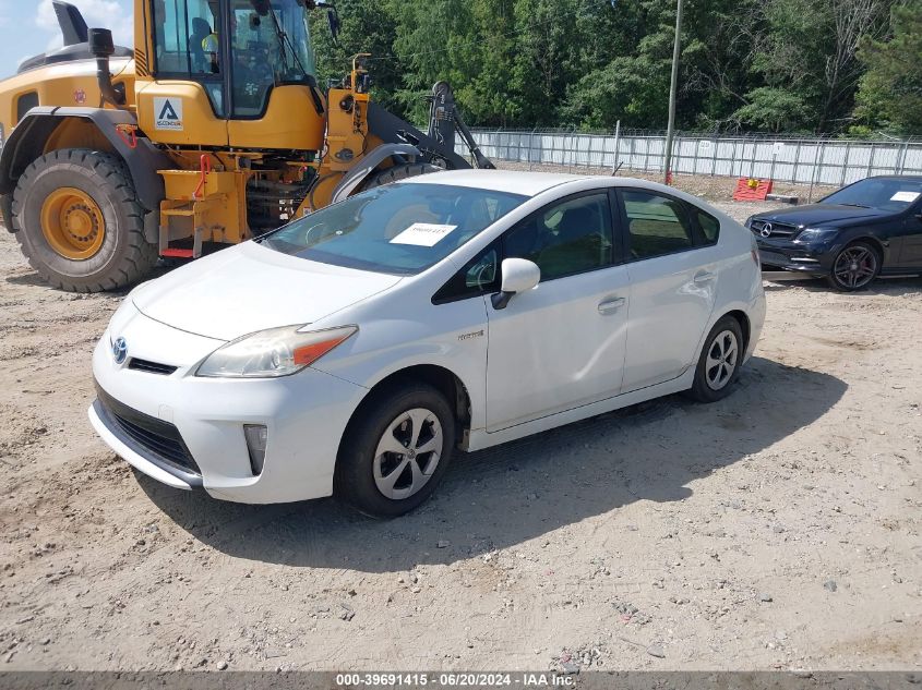 2013 Toyota Prius VIN: JTDLN3DU9D5681423 Lot: 39691415