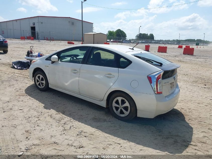 2013 Toyota Prius VIN: JTDLN3DU9D5681423 Lot: 39691415