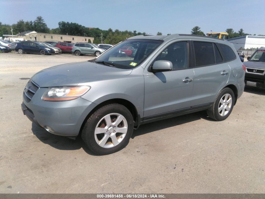 2008 Hyundai Santa Fe Limited/Se VIN: 5NMSH73EX8H129389 Lot: 39691458