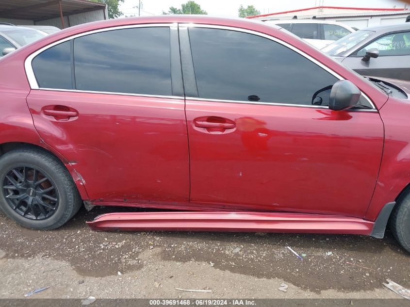 2010 Subaru Legacy 2.5I VIN: 4S3BMCA65A3231977 Lot: 39691468