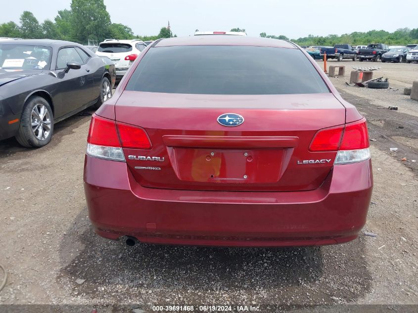 2010 Subaru Legacy 2.5I VIN: 4S3BMCA65A3231977 Lot: 39691468