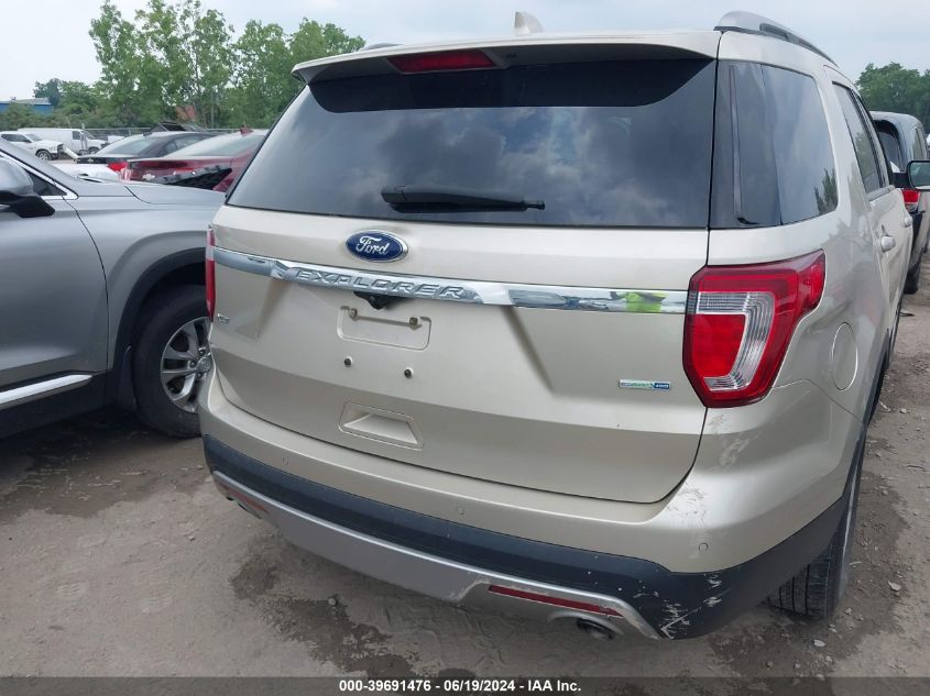 2017 Ford Explorer Xlt VIN: 1FM5K8DH9HGD01234 Lot: 39691476