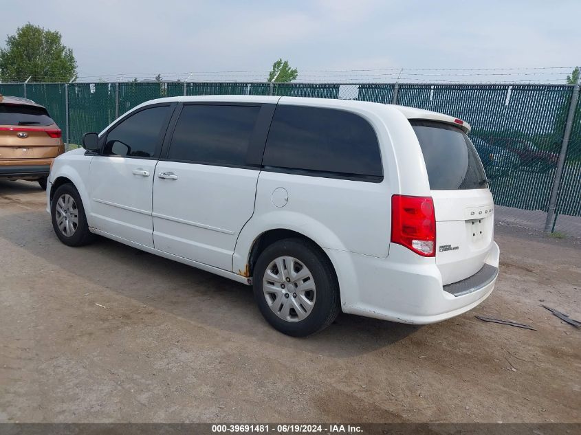 2014 Dodge Grand Caravan Se VIN: 2C4RDGBG0ER105665 Lot: 39691481