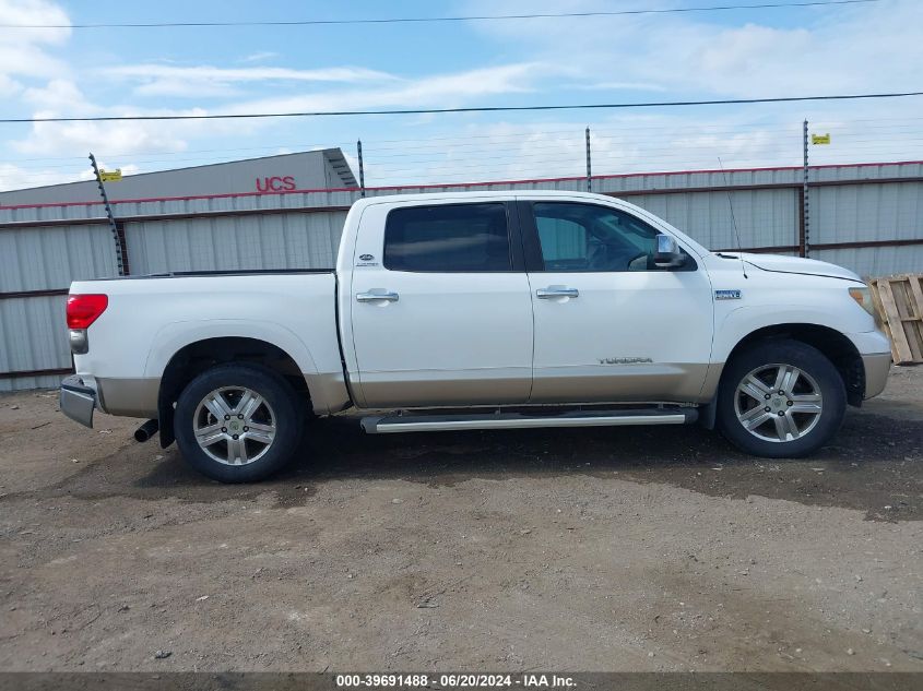 2007 Toyota Tundra Limited 5.7L V8 VIN: 5TBDV58157S464396 Lot: 39691488