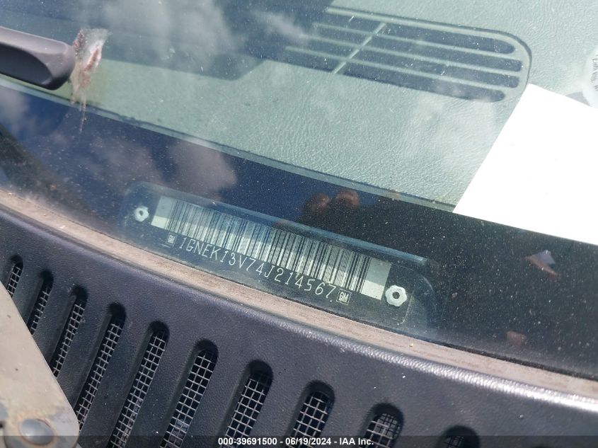 2004 Chevrolet Tahoe Ls VIN: 1GNEK13V74J214567 Lot: 39691500