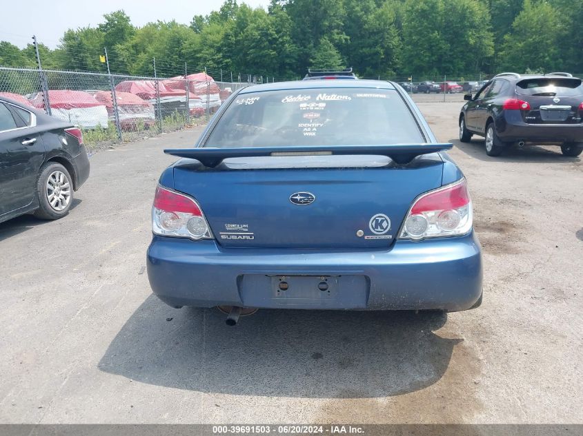 2007 Subaru Impreza 2.5I VIN: JF1GD61687H520036 Lot: 39691503