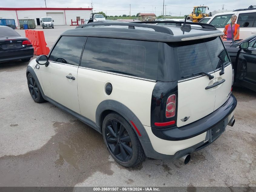 2012 Mini Cooper S Clubman VIN: WMWZG3C57CTY38201 Lot: 39691507