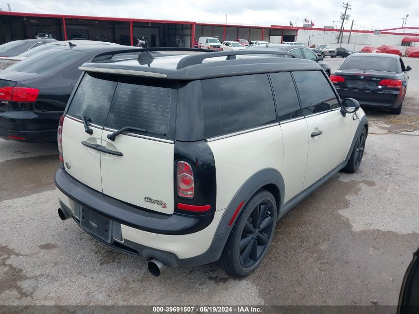 2012 Mini Cooper S Clubman VIN: WMWZG3C57CTY38201 Lot: 39691507