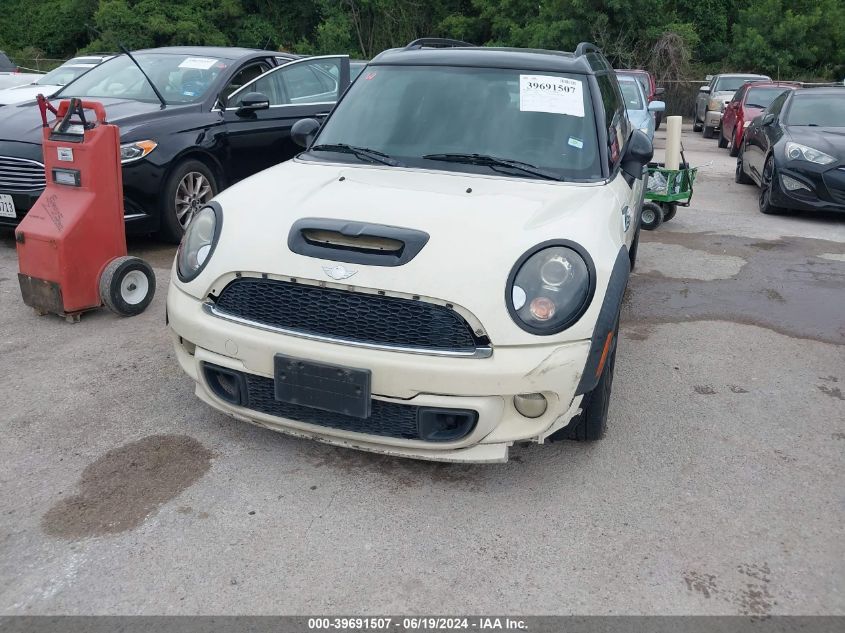 2012 Mini Cooper S Clubman VIN: WMWZG3C57CTY38201 Lot: 39691507